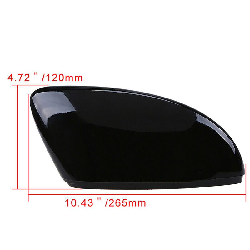 Passenger Side Mirror Cover Cap Gloss Black Fits VW Jetta CC Scirocco 2009-2017