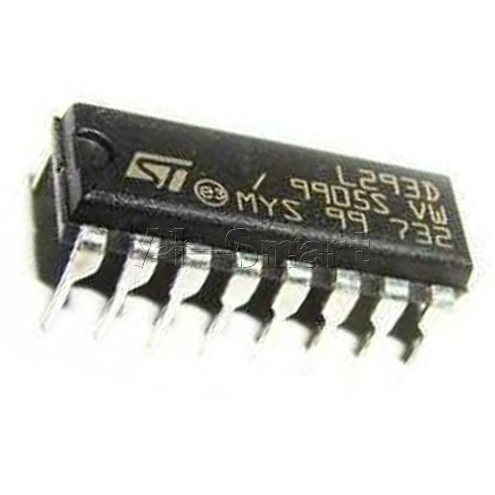 2PCS 16 Pins L293D L293 L293B DIP/SOP Push-Pull Four-Channel Motor Driver IC