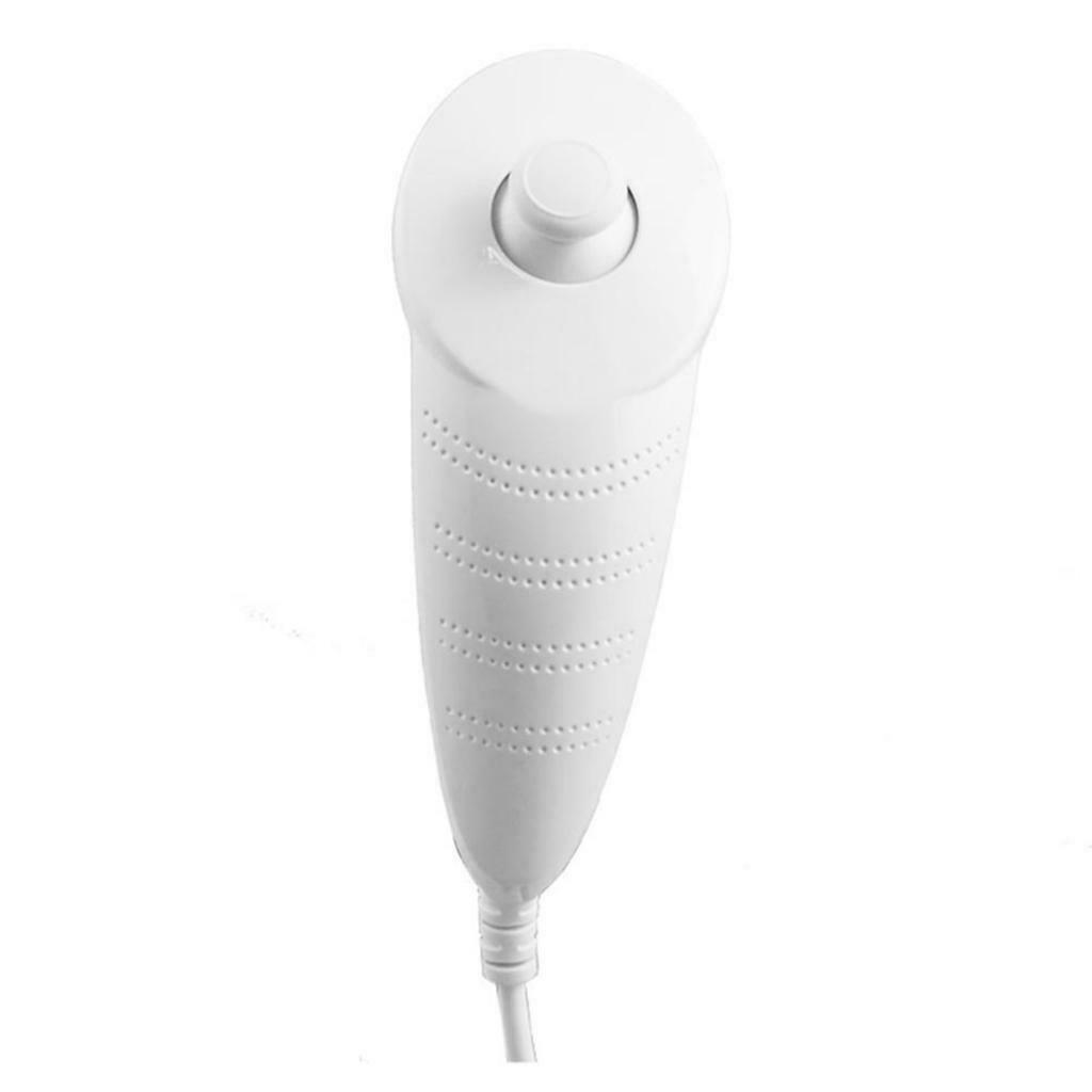 Arched White Wired Left Gamepad Joystick Tilt for 3 Axis Motion Sensing