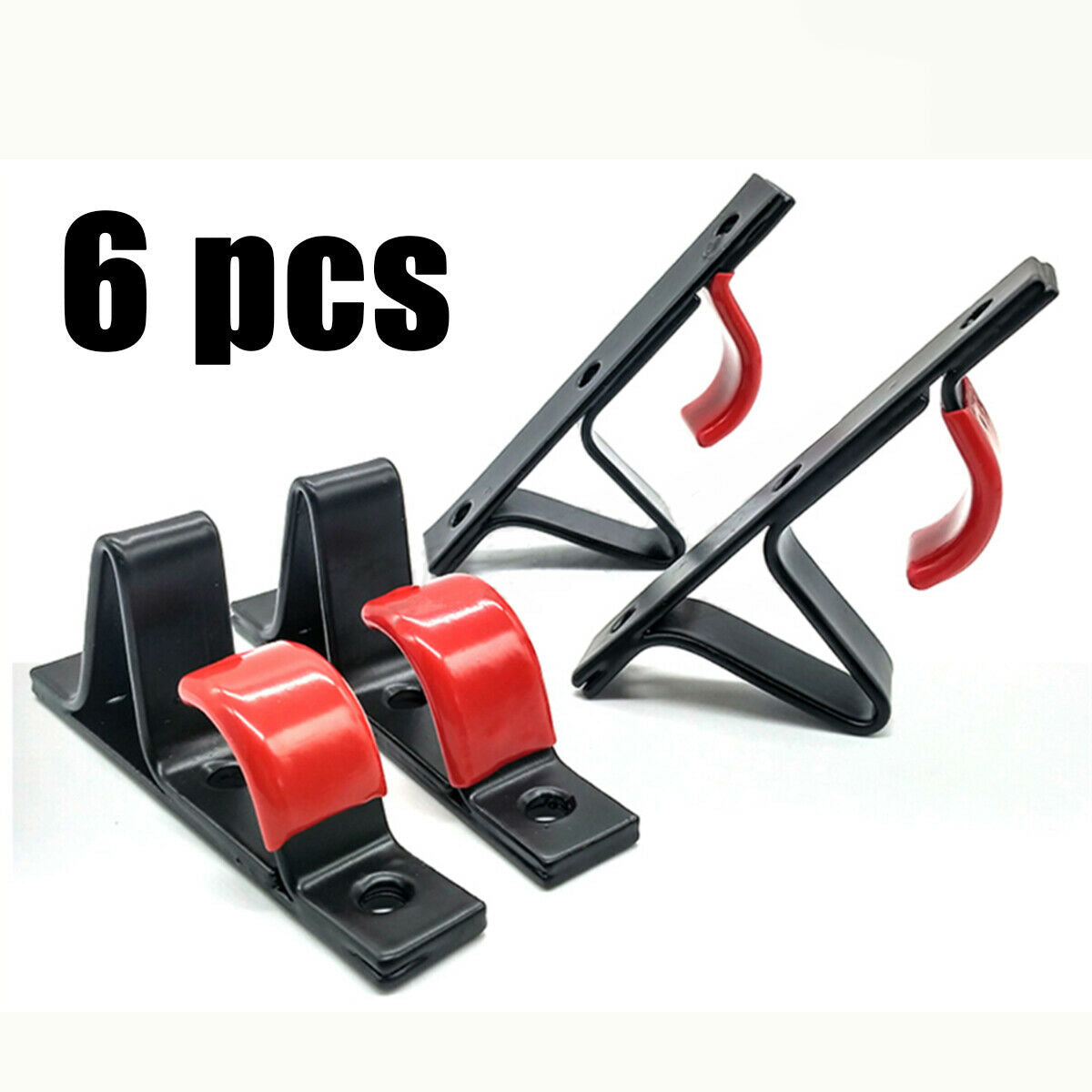 6PCS SLAT WALL METAL Garage WHEEL RIM Work Shop Storage Display HOOK  13-22 inch