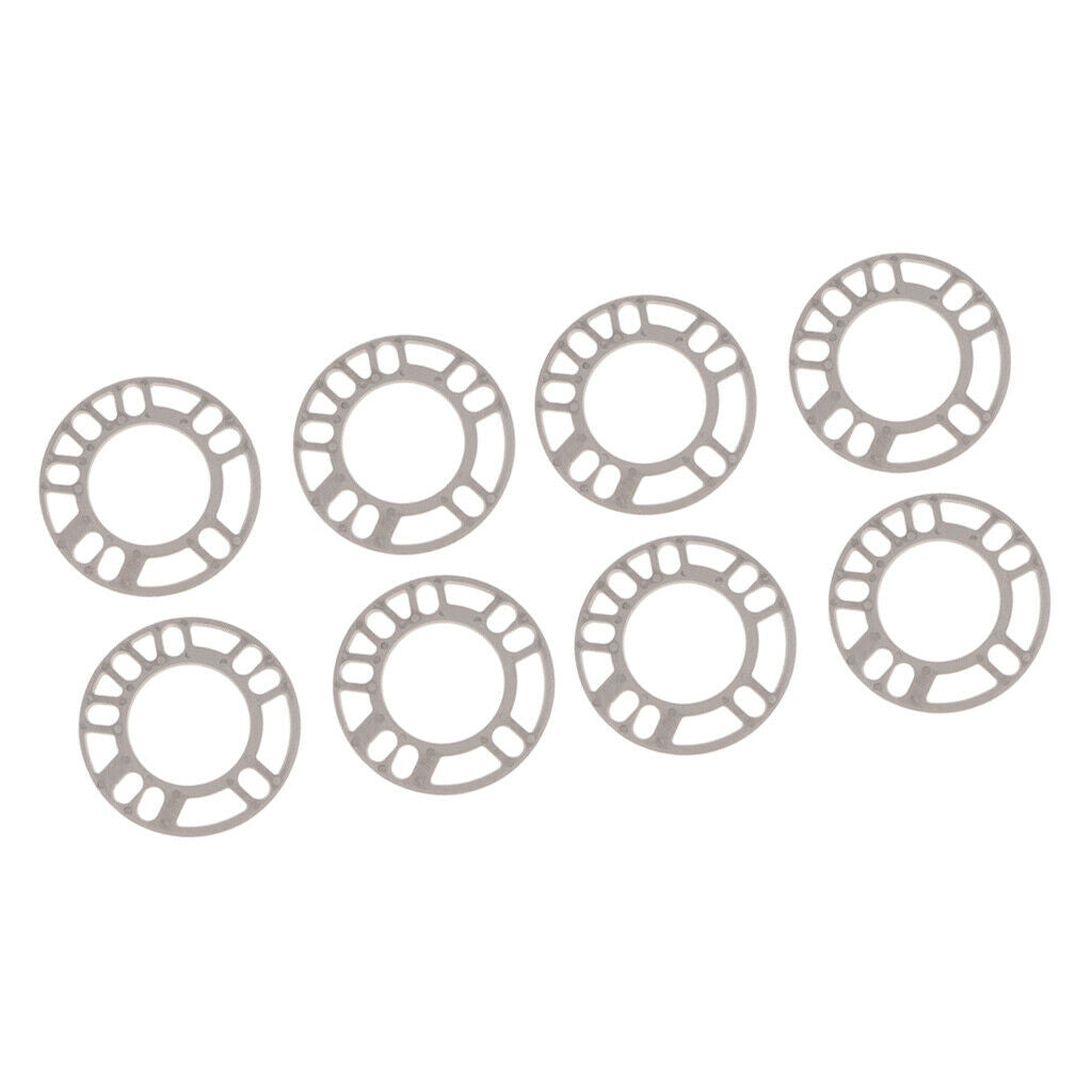 Set of 8 Small 5mm Universal Car Wheel Spacer Thicken Shims for Car Styling