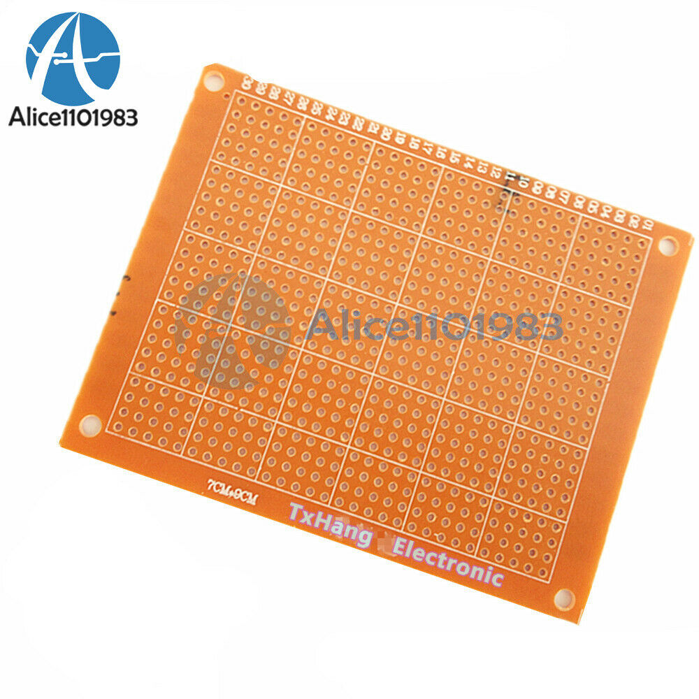5Pcs 7 x 9 cm DIY Prototype Paper PCB fr4 Universal Board Prototyping Pcb kit