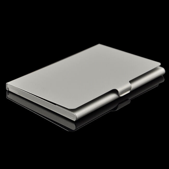 Useful Business Name ID Credit Card Holder Organizer Stainless Steel Case Box