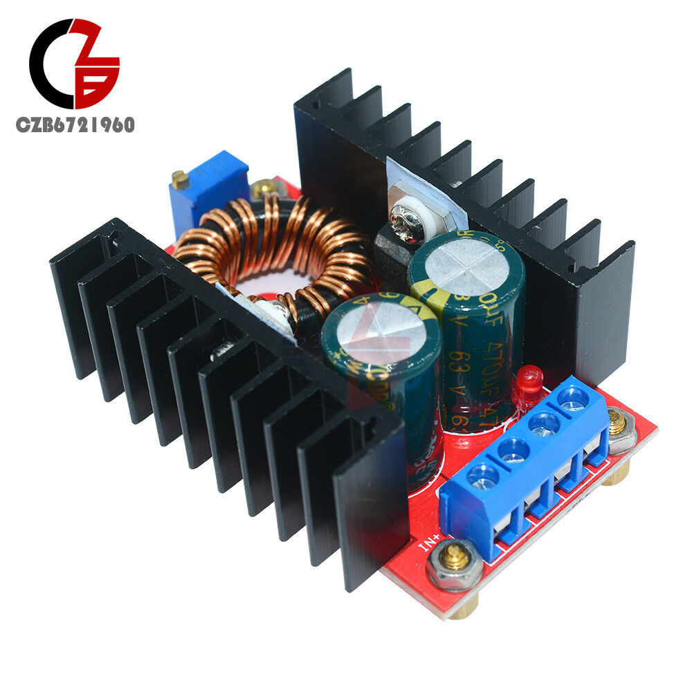 DC-DC Boost Converter 10-32V to 35-60V Step Up Power supply module 120W