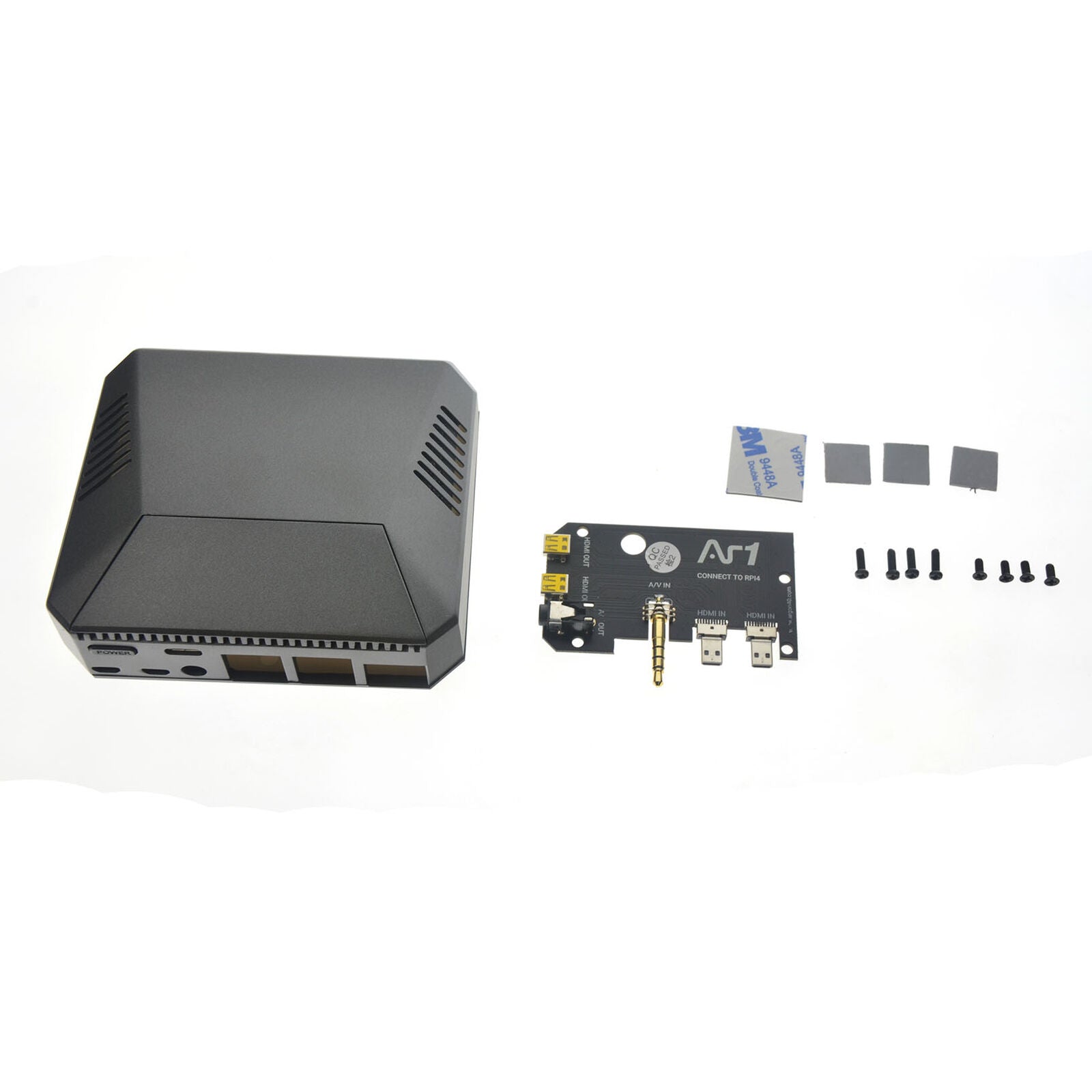 Argon One Mini Computer Black Aluminum Alloy Case With Fan For Raspberry Pi 4B