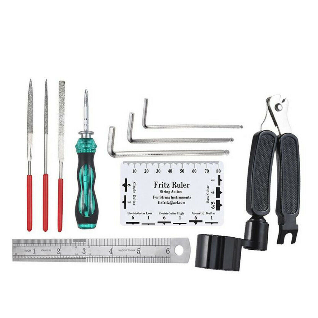 Guitar Kit Scythe Wrench Chord Distance Cutters Maintenance Sets Accessories