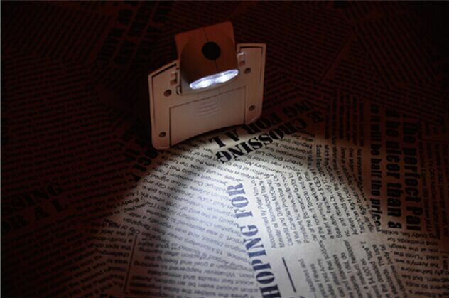 Headlamp Head-Mounted 2 LED Lamp Light Jeweler Reading Magnifying Glass Loupe