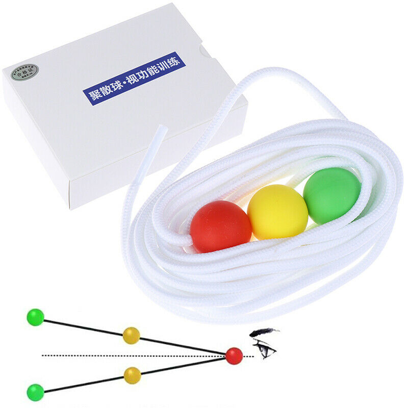 1XTraining Diameter Brock String Vision Convergence Insufficiency Silicone  3CBD