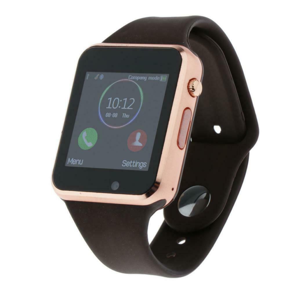 Lots 1 A1 Smart Watch Pedometer SIM Smartwatch Android Smartphone Golden