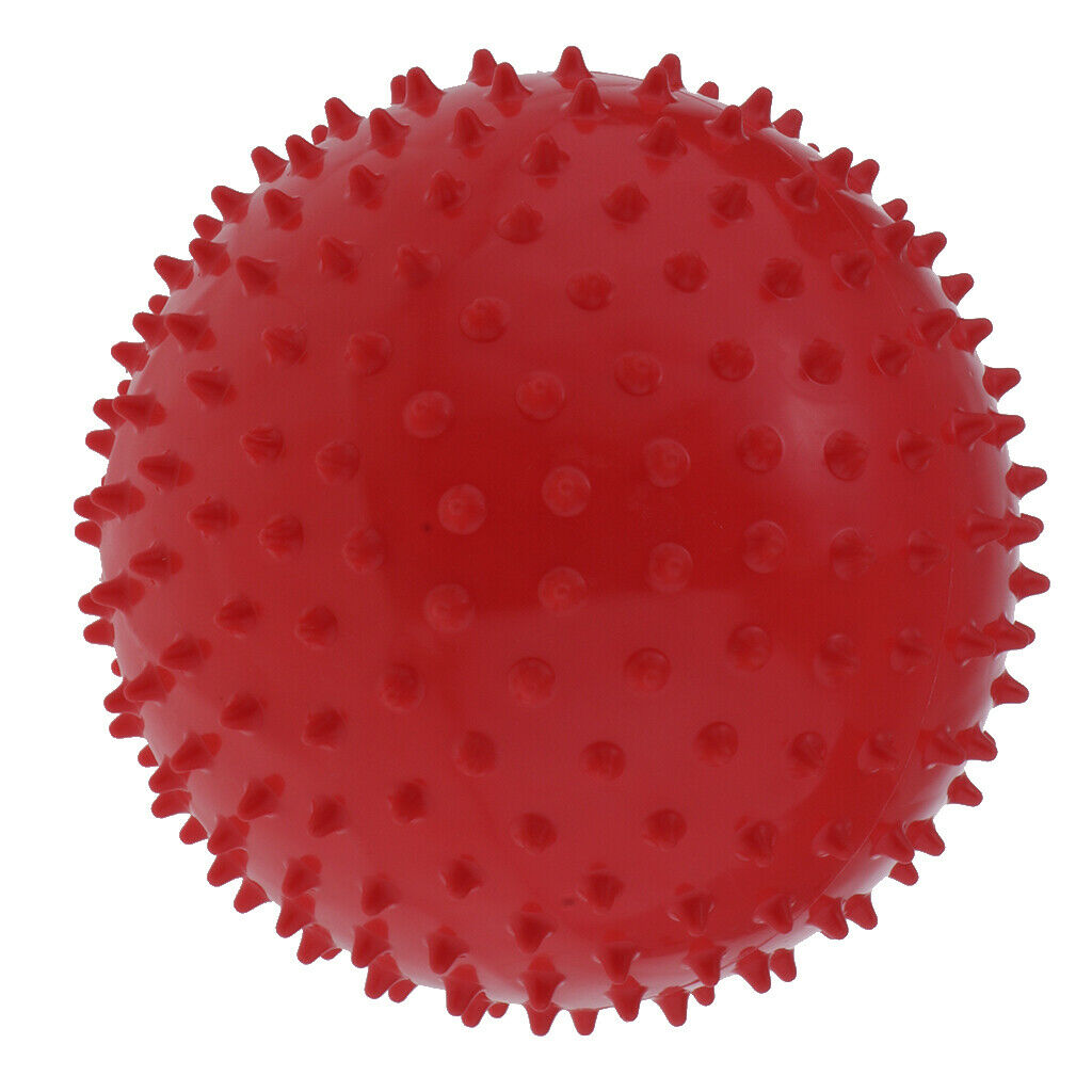2 Pieces 9 Inch Kids Knobby Bouncy Ball Yoga Massage Spiky Sensory Ball 03