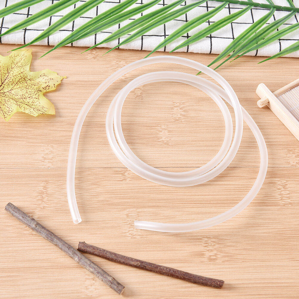 1M clear oxygen soft pump hose air bubble stone aquarium fish tank pump h.l8