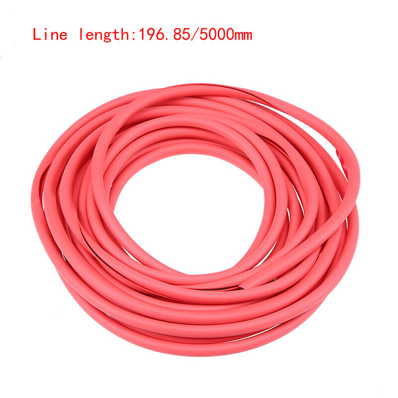 5M Red Rubber Seal Guard Strip U Shape Car Door Edge Side Protector Anti Scratch