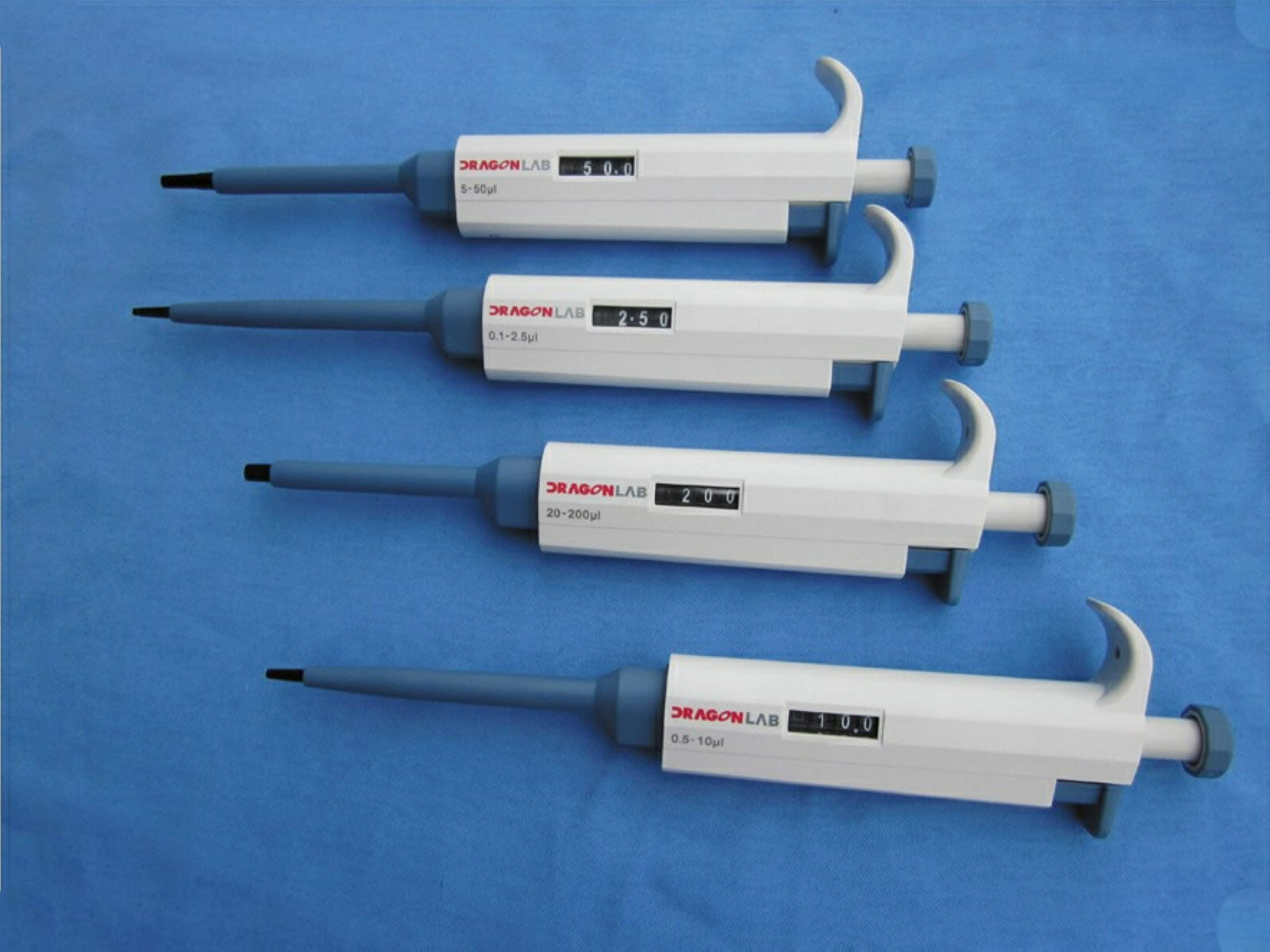 Pipette 50-200 ul Adjustable Pipette Corrosion Resistant Digital Pipette