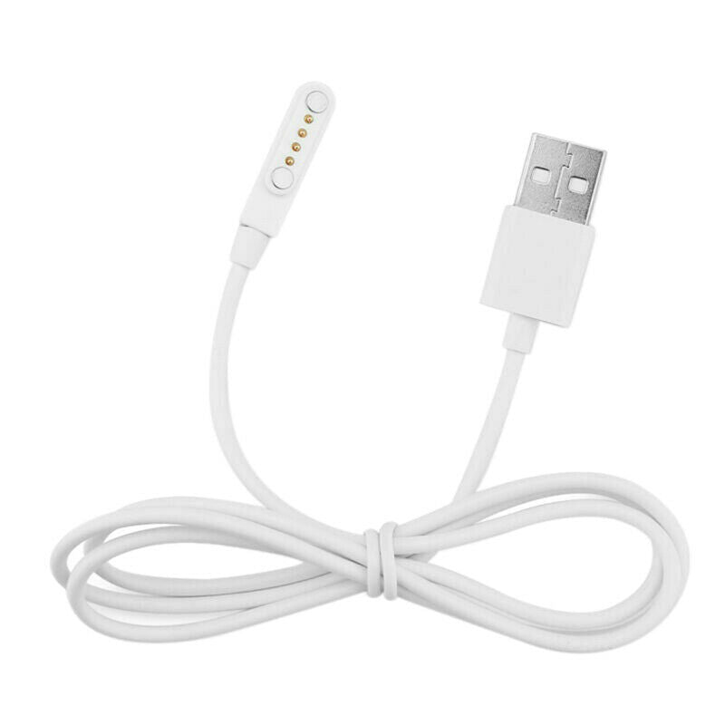 Magnetic Charger USB 2.0 Charging Cable Cord Power 4 Pin For Smart Watch .l8