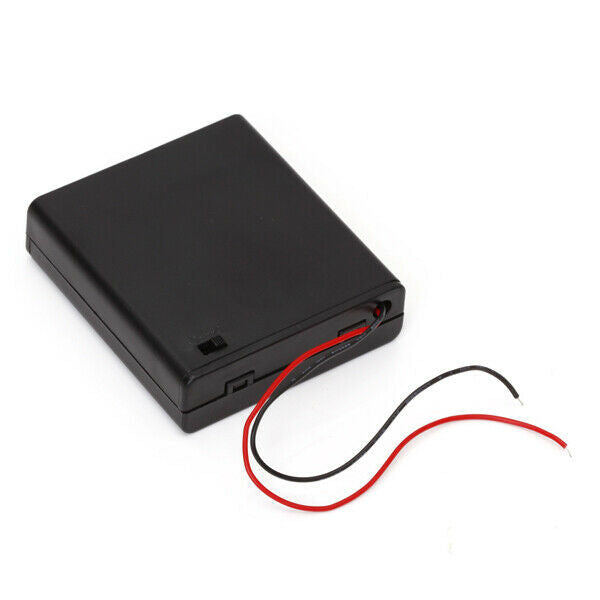 5x Battery Box Holder Case for 4 AA Batteries 6V with on / off Switch