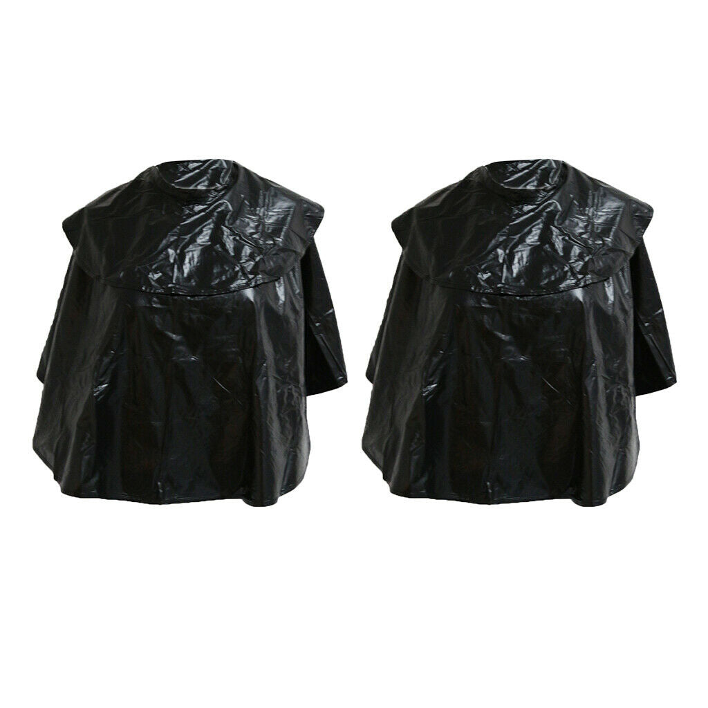 2pcs Hair Cutting Cape Salon Hairdresser Barber Stylist Gowns Cloth Apron
