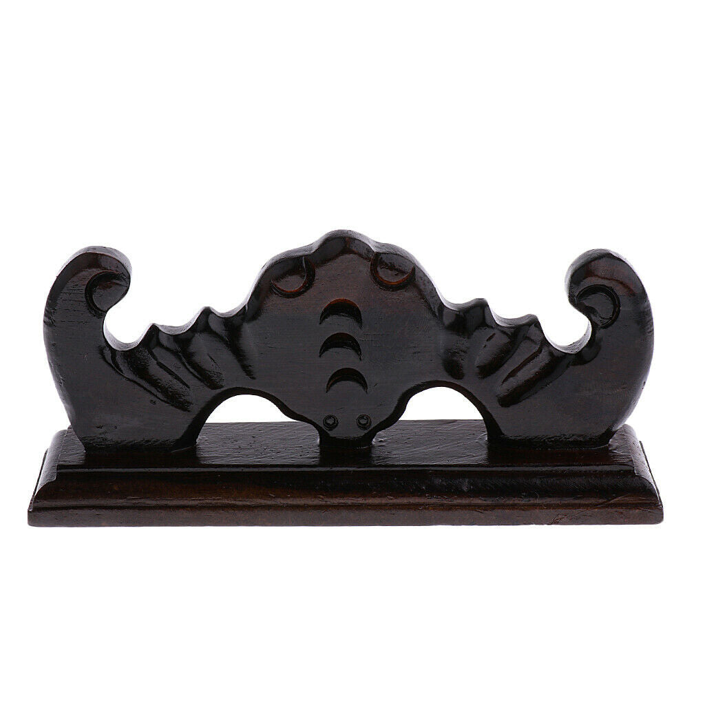 Chinese Traditional Brush Rack Brush Pen Holder Natural Wood Brush Penholder