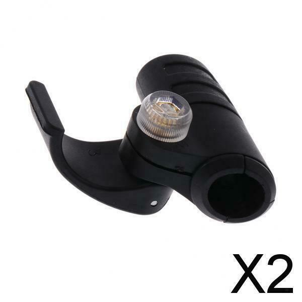 2X Plastic Walking Pole Quick Flip Lock Accessories for Hiking Trekking 18mm