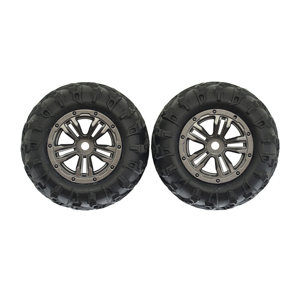 2x RC Car Wheels and Tires for XLH 9145 High Speed Monster Truck Accessory