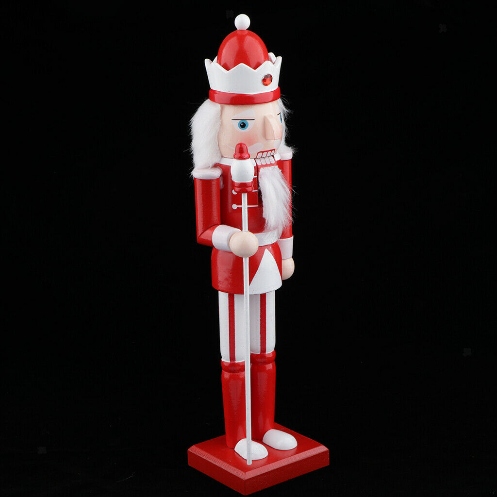 Nutcracker Christmas Ornament Kids Present Puppet 30cm SB58351 King,B