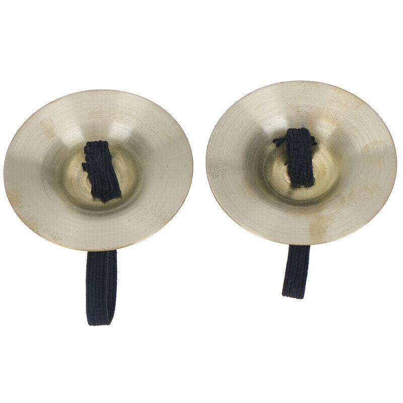 Pro Finger Cymbal 2PCs Belly Dance Finger Cymbals Instrument Parts AccessoNWU SJ