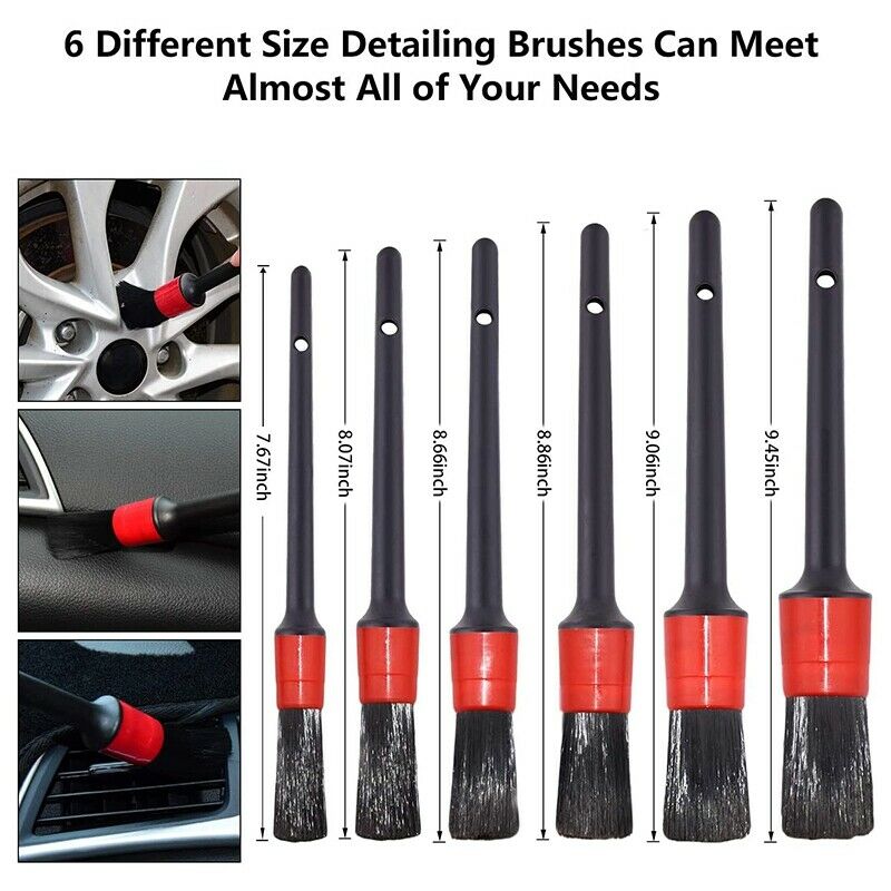 13 Pcs Car Wheel Brush Set, Car Detailing Kit, 17Inch Long Soft Wheel Brush,B8Q4