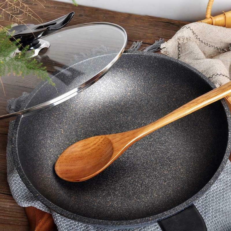 16.5 inch Giant Wood Spoon Long Handled Wooden Spoon For Cooking And Stirring