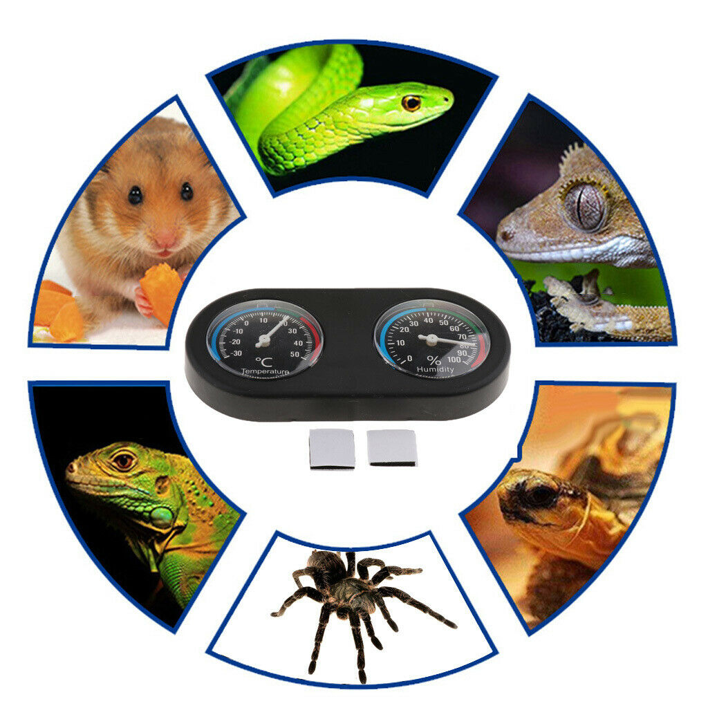 Humidity Gauge, Temperature Meter, Thermometer Hygrometer for Reptile Turtle