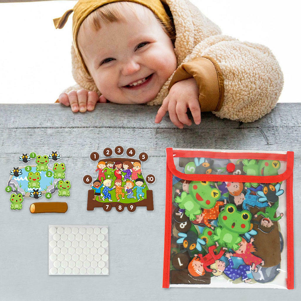 Felt Story Board Kindergarten Teaching Aid Montessori Educational Interactive