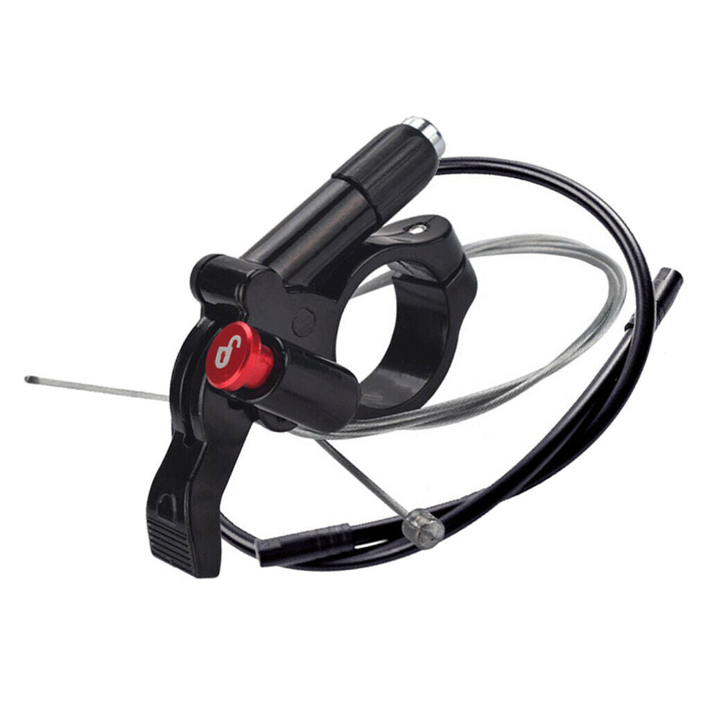 Bike Fork Remote Lockout Lever With Wire Tube Replace Part  Accessory