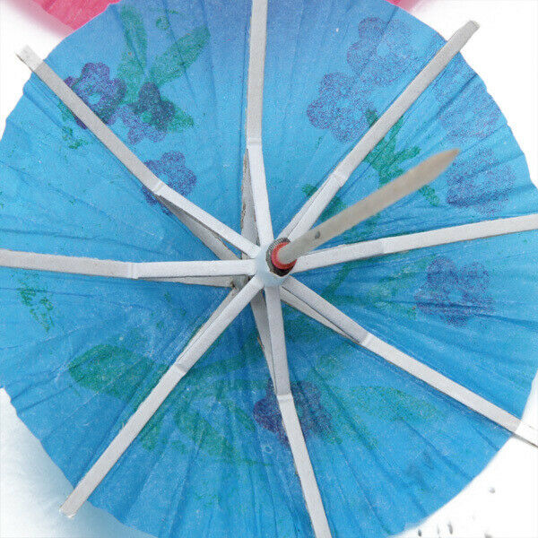 Drink Umbrellas Tropical Cocktail Picks - 144 Pack - Parasol Toothpicks for