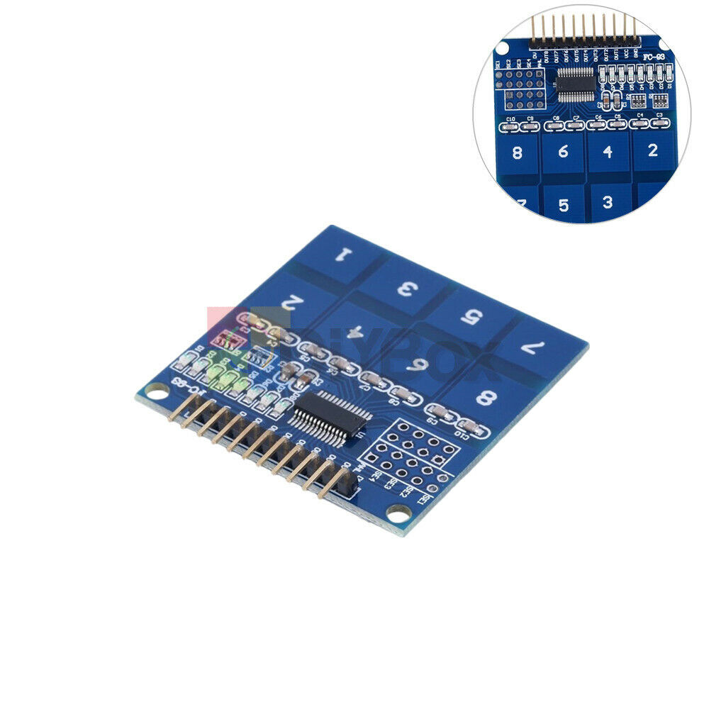2x TTP226 8Channel Digital Capacitive Switch Touch Sensor IC Module for  arduino