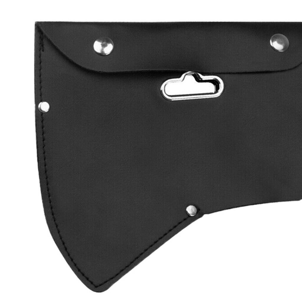 1pc Wear Resistant Durable Leather Ax Axe Blade Cover Sheath with Hook