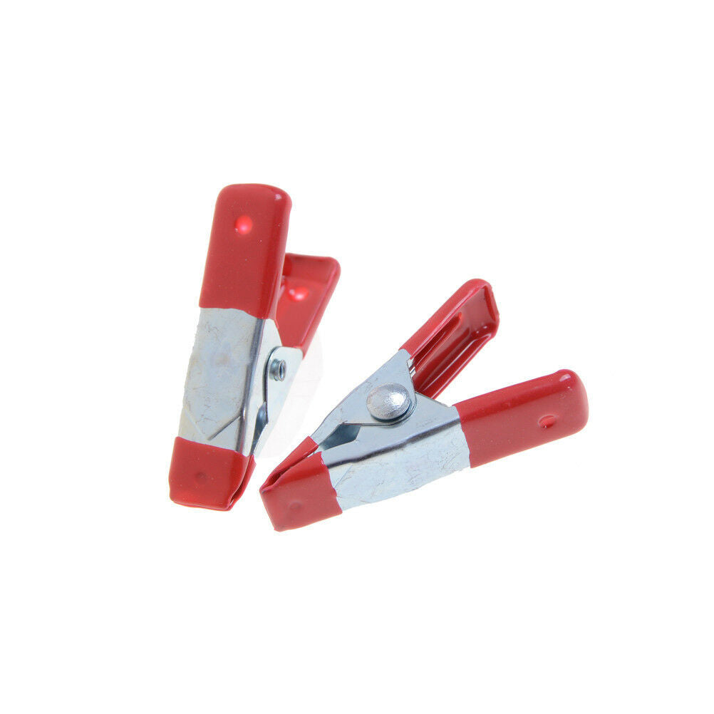 10PCS Metal Spring Clamps 2" Clip Soft Plastic Tips Grip Photos Craft  ~AUQ XC