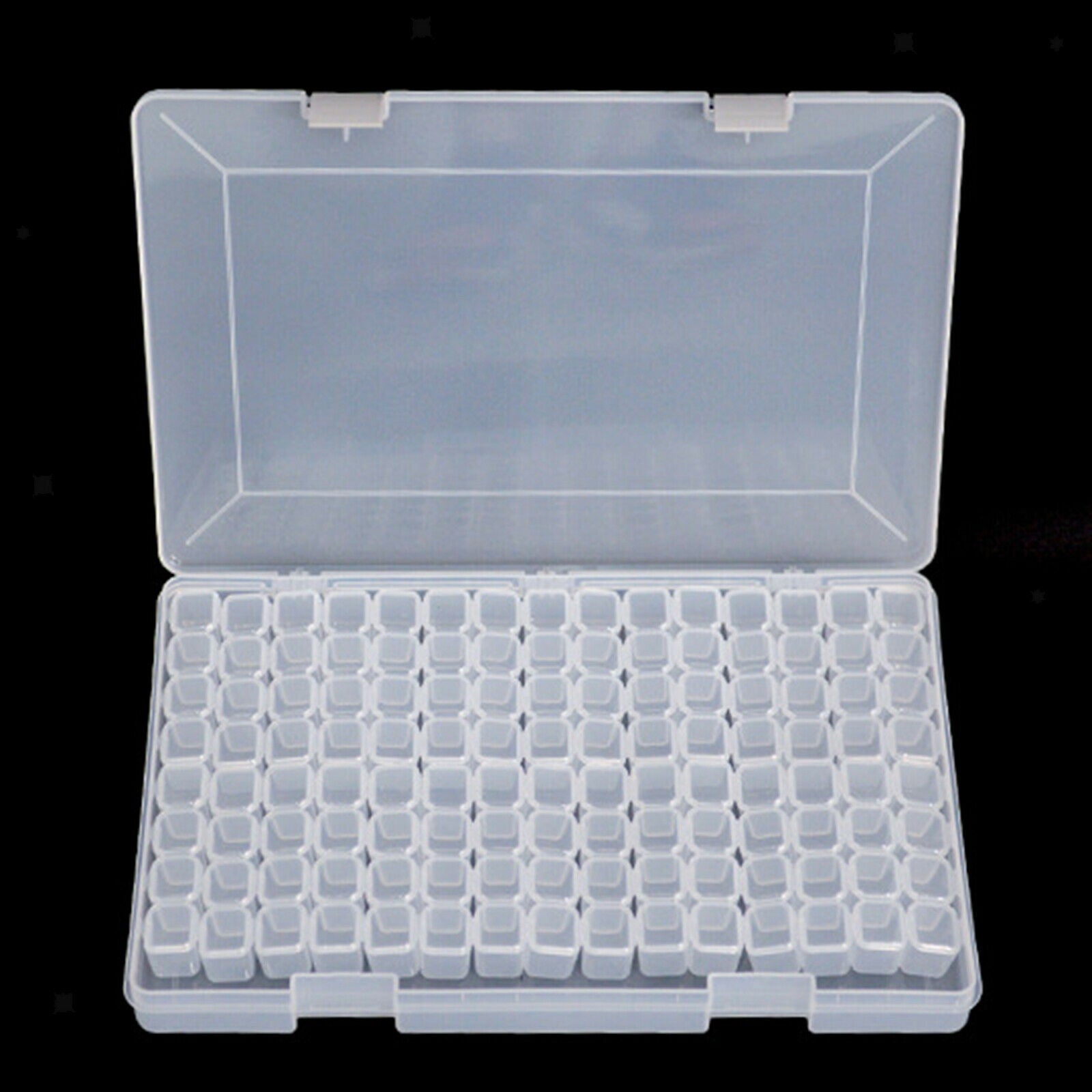 124 Slots Diamond Embroidery Storage Box Portable Art Craft Organizer Holder