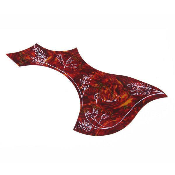 Flower Bird Pickguard Scratchplate For 41" Folk Guitar Anti-scratch Adhesive Pvc