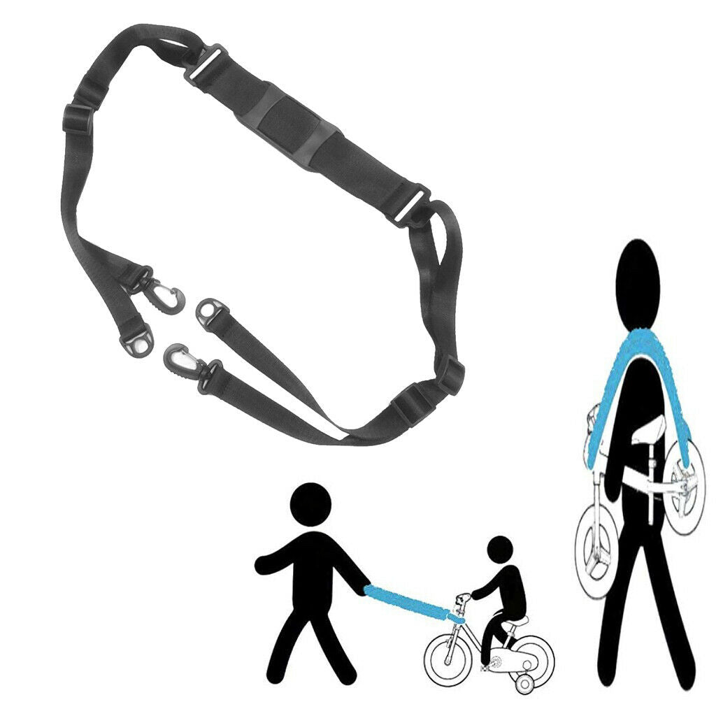 Shoulder Strap for Child Kid Balance Bicycle Carrying Band Webbing with Hook