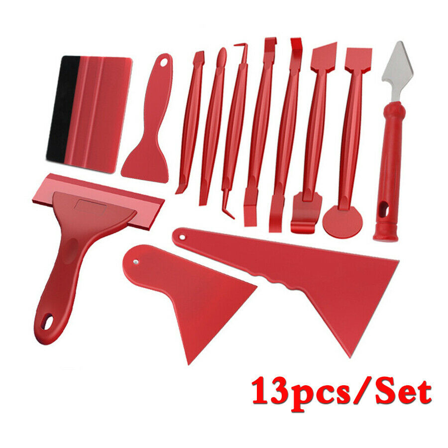 13x Professional Tool For Car Window Tint Vinyl Cutting Wrap Film Scraper Tool