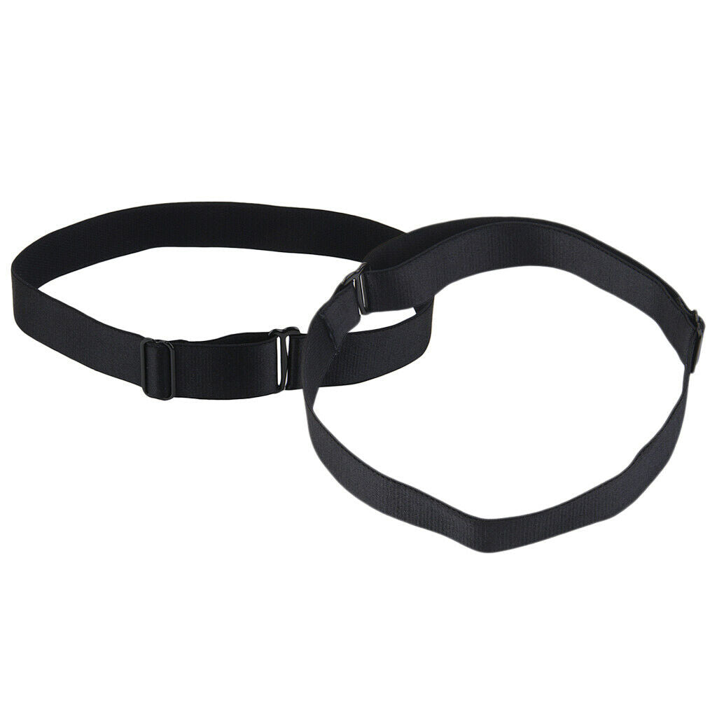 2 Pieces Women's Elastic Leg Garter Leg Band Adjustable Single Row Leg Ring