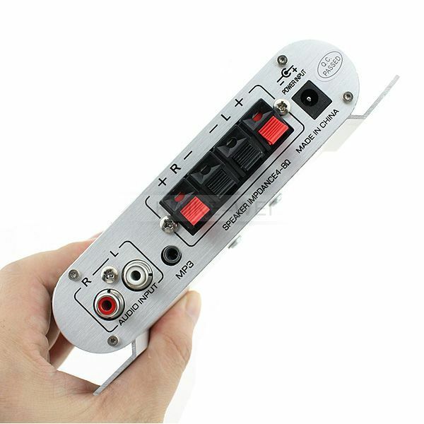 Mini Hi-Fi Amplifier iPod MP3 Stereo Car Bike Home 12V