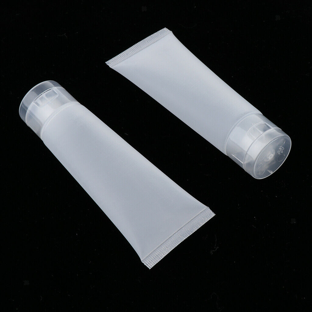 100 Pieces Frosted Empty Squeeze Skincare Makeup Travel Bottle Containers