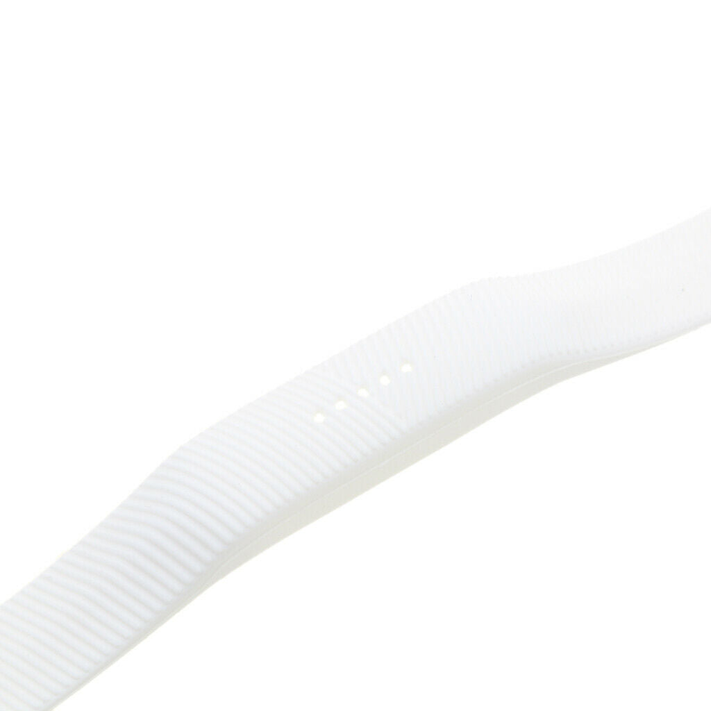 Sports Silicone Wrist Band + Metal Buckle For  Flex 2 Watch White