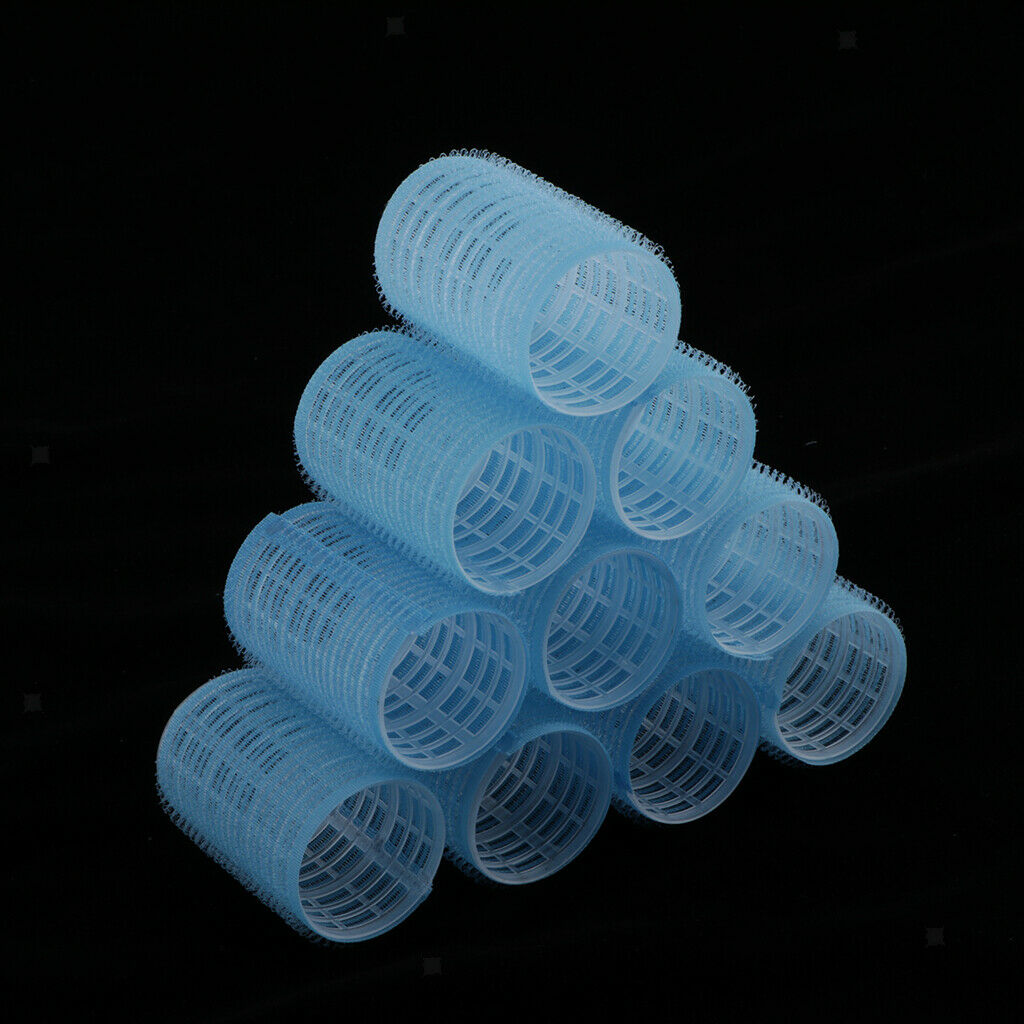 30x Self Grip Hair Rollers Curling Curls Waves Cling Stick Styling Tool 48mm