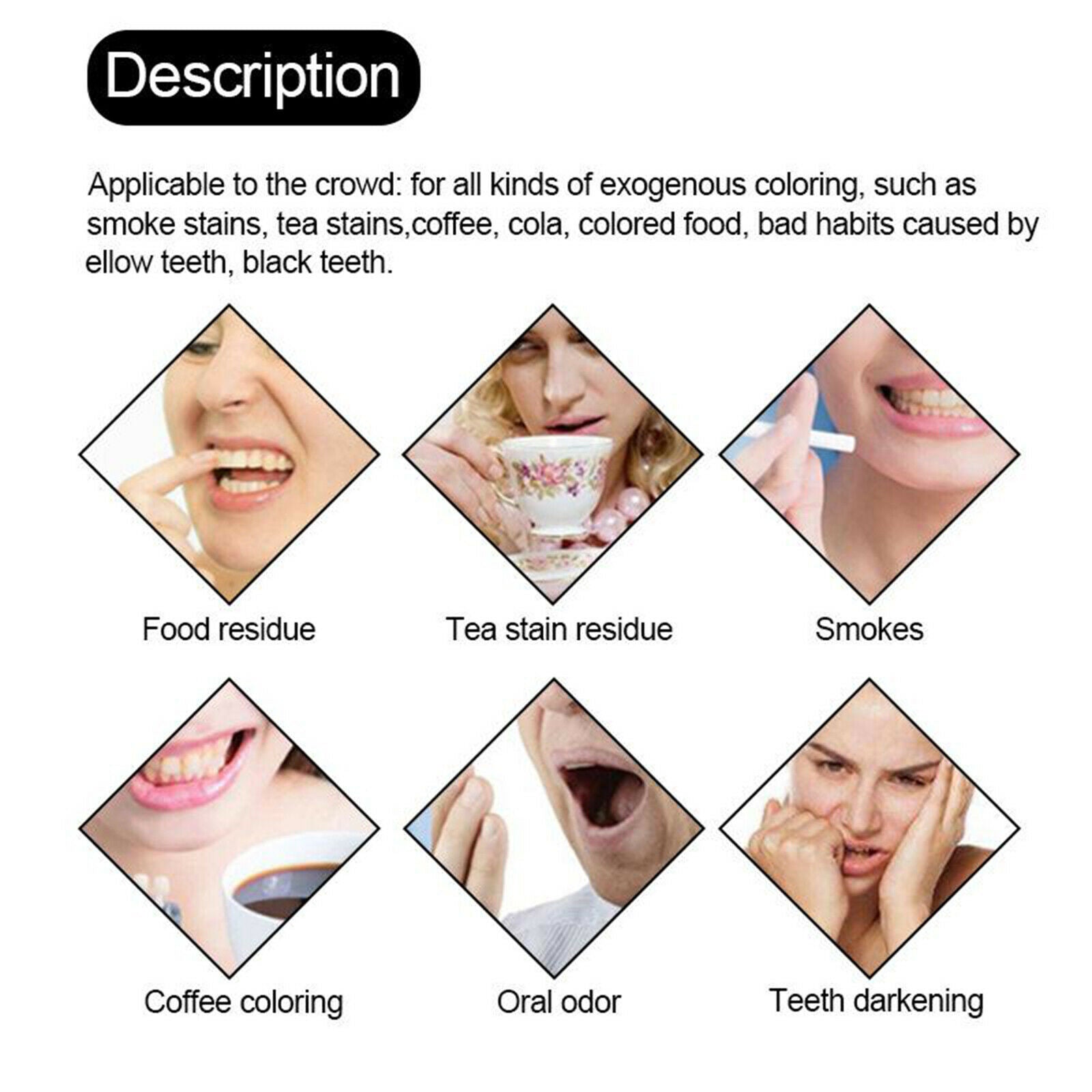 Teeth Whitening Powder Polish Toothpaste White Teeth Cleaning Tooth Care