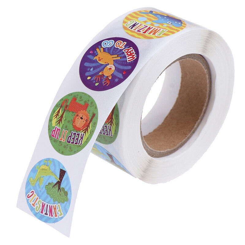 500pcs/roll Reward Stickers for Teachers students for Kids Motivational S.l8
