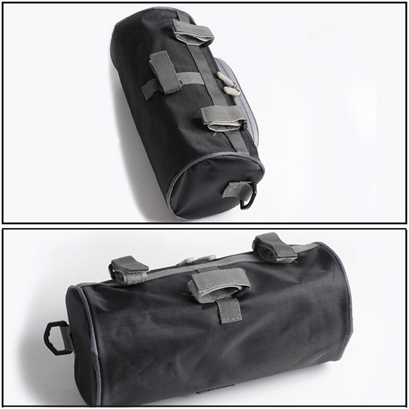 Motorcycle Moped Scooter Handlebar Bag Fork Storage Shoulder Pack w/ Phone Case