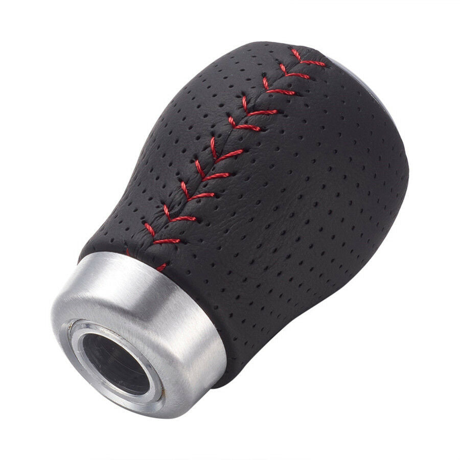 Black Metal 5 Speed Car Gear Shift Knob manual transmission With 3 adapters