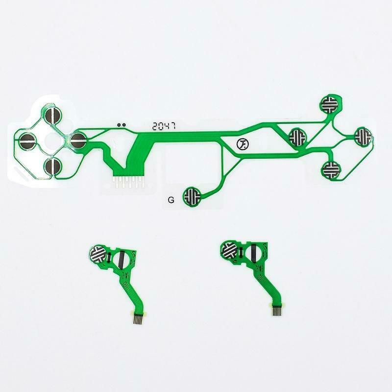 1set Conductive Film Buttons Ribbon Circuit Board Repair Part for PS5 Controller