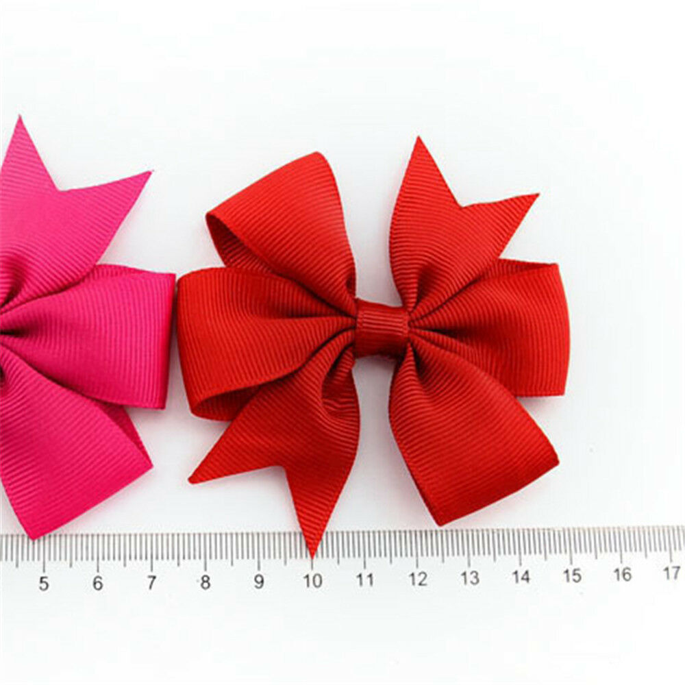 Pack of 40 Children Kids Girls Hair Pins Fishtail Bow Decor Hair Clips Headwear