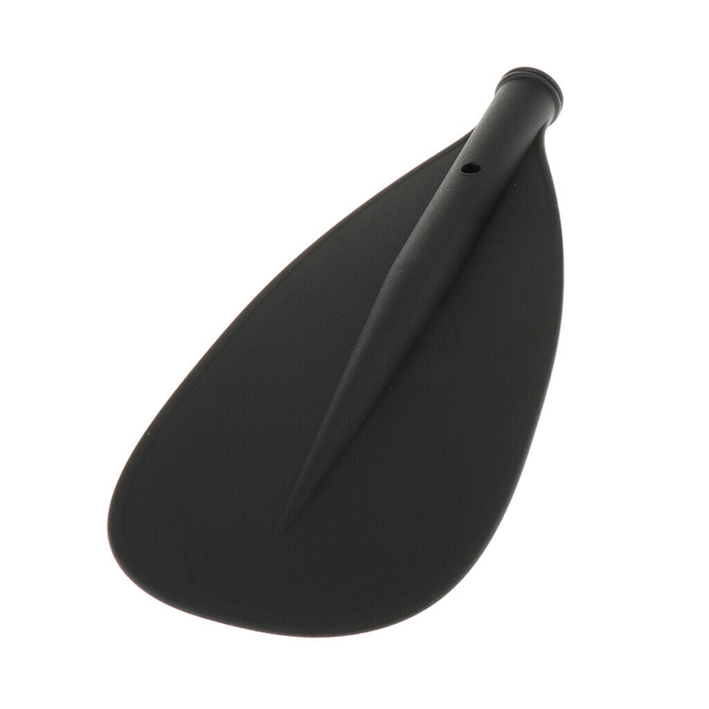 2 Pack Solid Kayak Paddle Replacement Leaf Blades Canoe Oars Blades Black